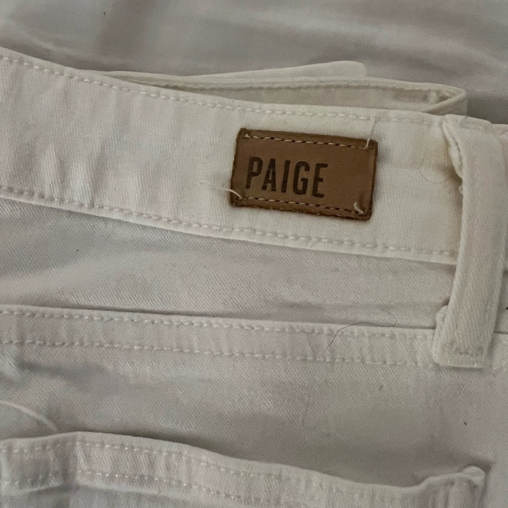 Paige white denim size 25